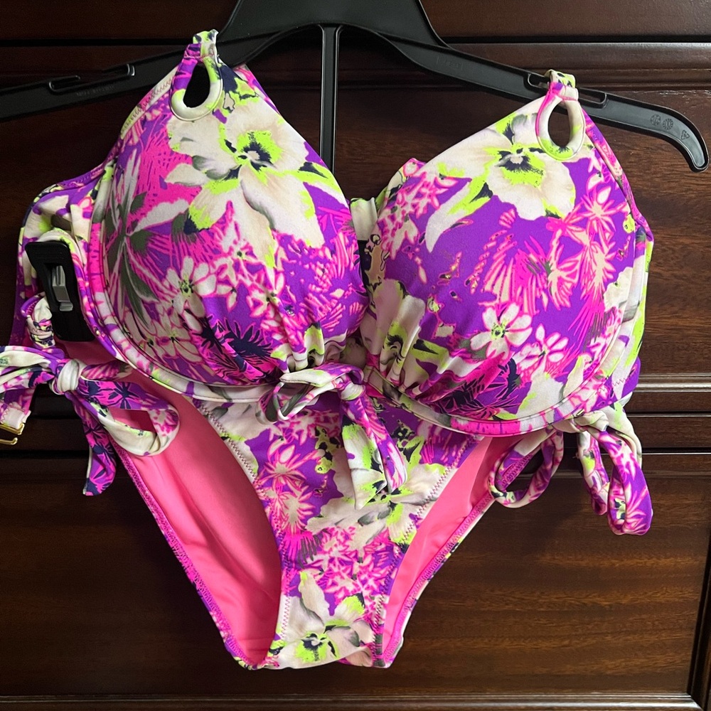 Victoria's Secret Floral Push Up Bikini